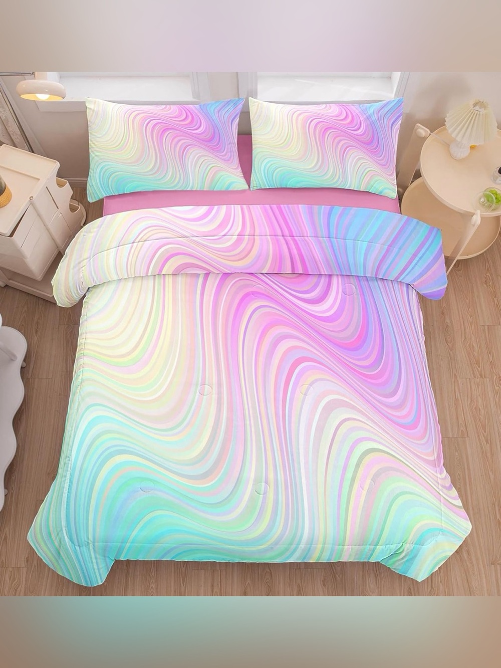 Colorful Swirl Full Size Comforter